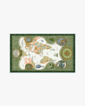 Little Explorer Gold & Green Flatwoven Rug