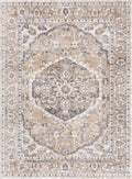 Hiti Beige Flat Pile Washable Rug