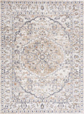 Hiti Cream Flat Pile Washable Rug