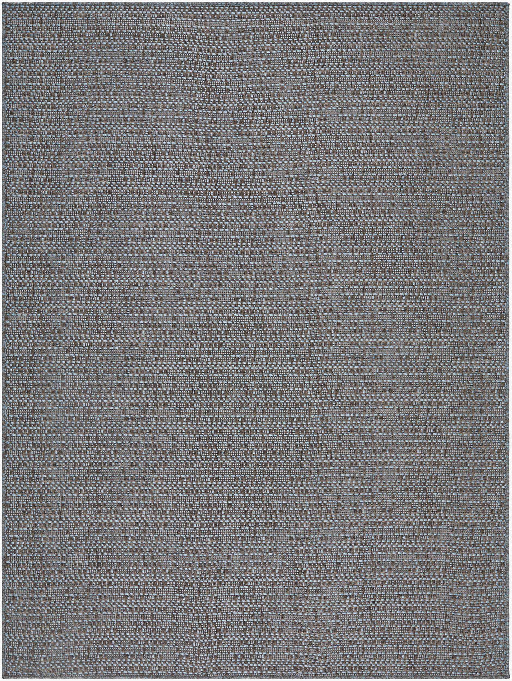 Nitumu Blue Traditional Coastal Outdoor Safe Machine Woven Area Rug