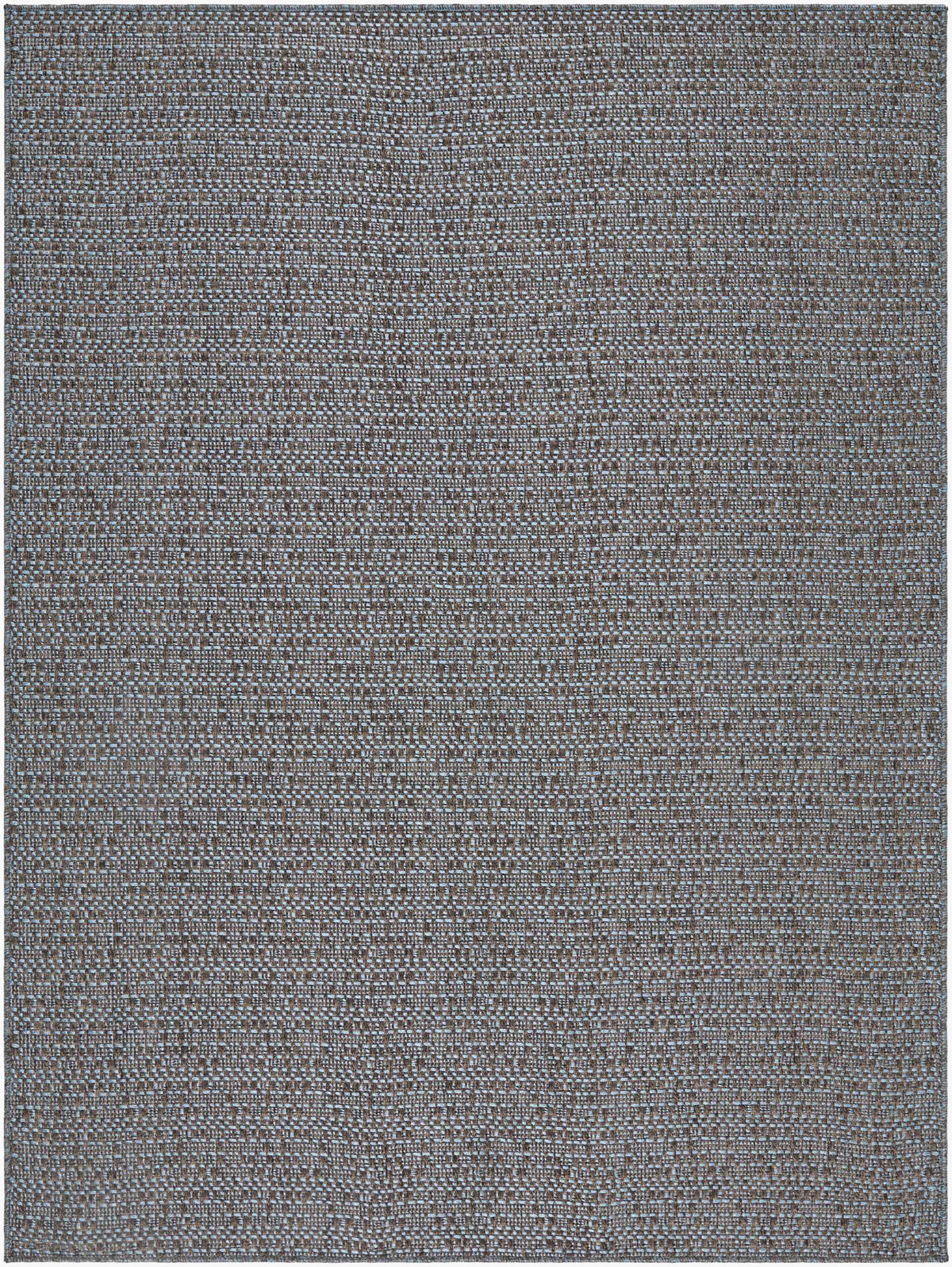 Nitumu Blue Traditional Coastal Outdoor Safe Machine Woven Area Rug