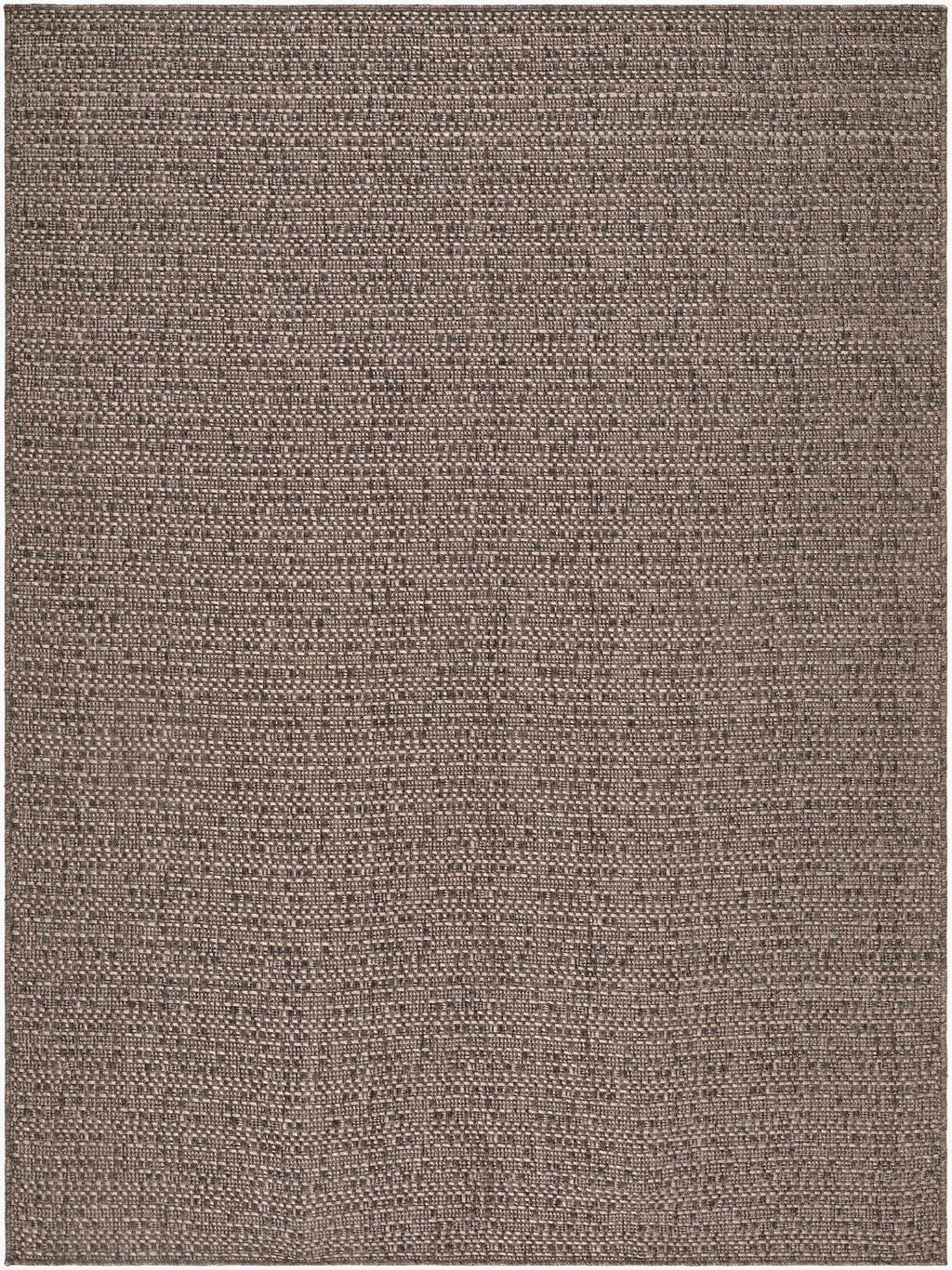 Nitumu Brown Traditional Coastal Outdoor Safe Machine Woven Area Rug