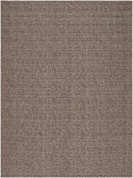 Nitumu Brown Traditional Coastal Outdoor Safe Machine Woven Area Rug