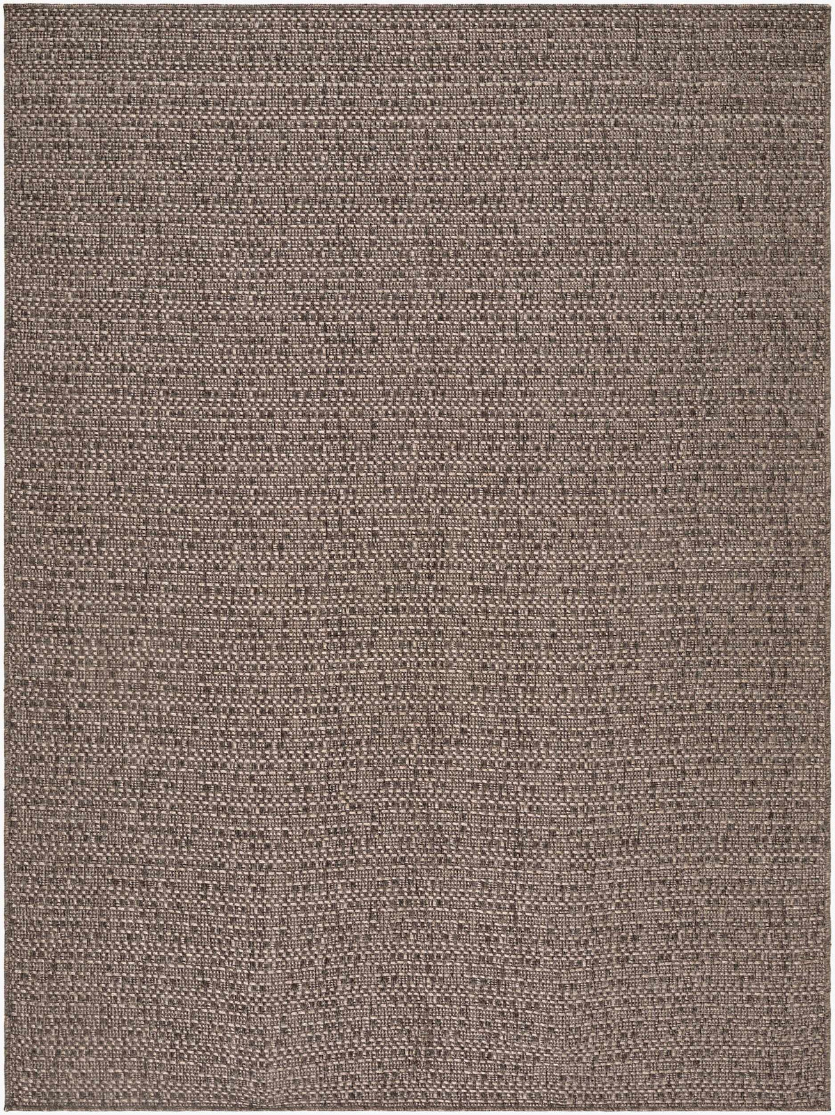 Nitumu Brown Traditional Coastal Outdoor Safe Machine Woven Area Rug
