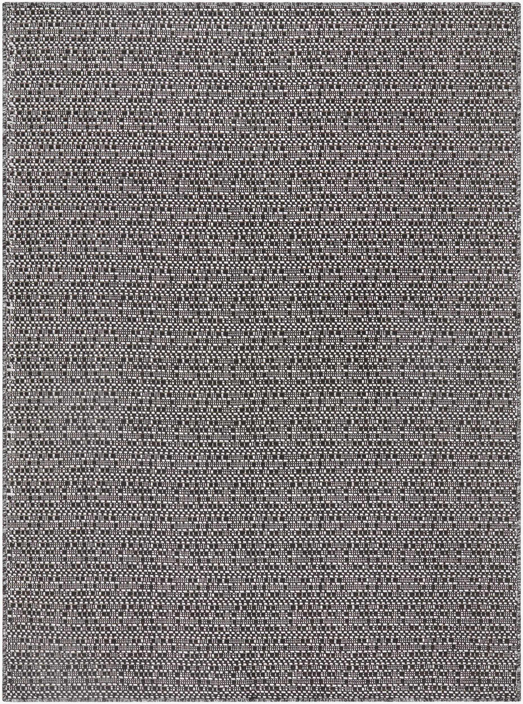Nitumu Gray Traditional Coastal Outdoor Safe Machine Woven Area Rug