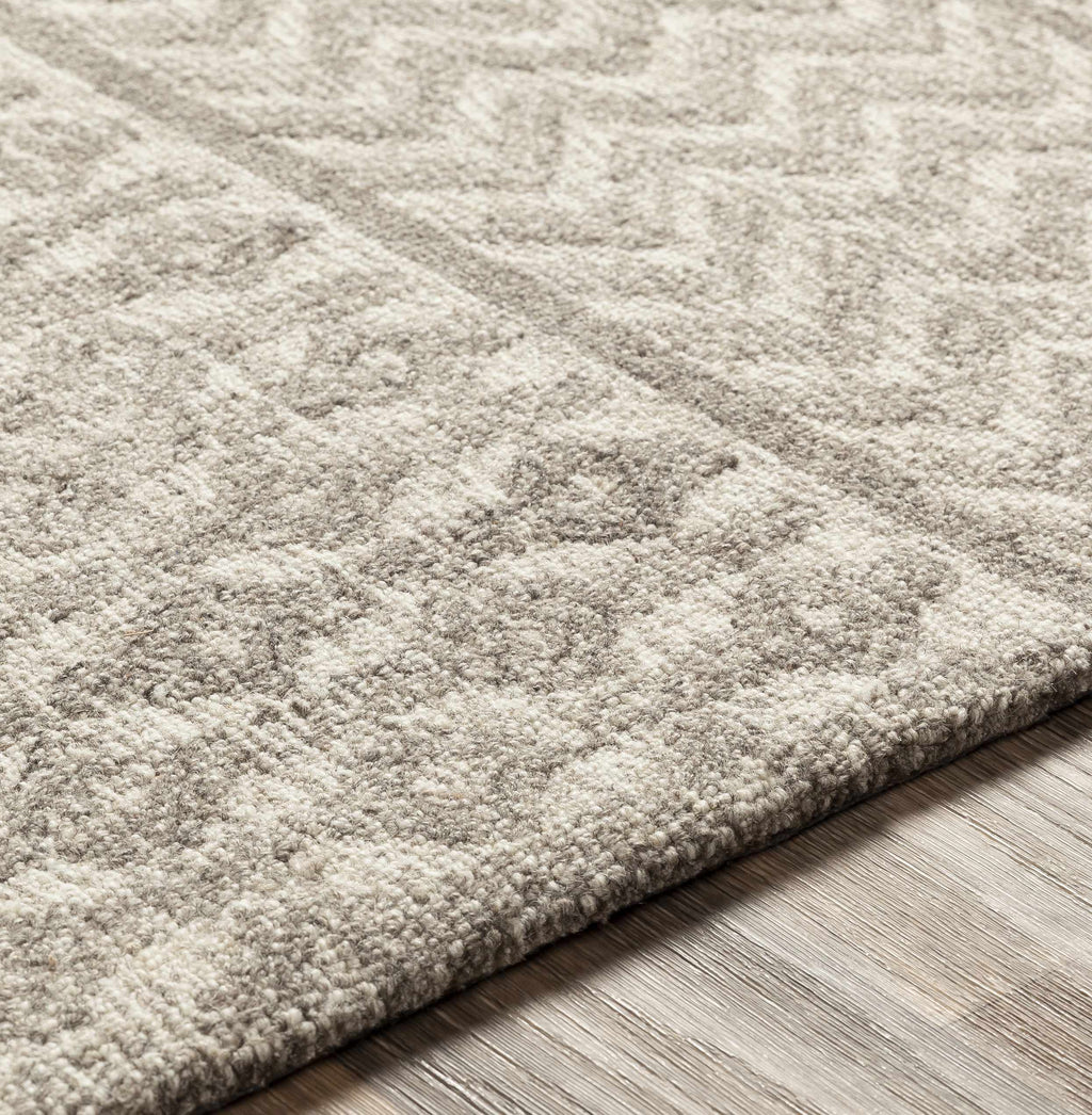 Lone Beige Tufted Maroc Wool Rug