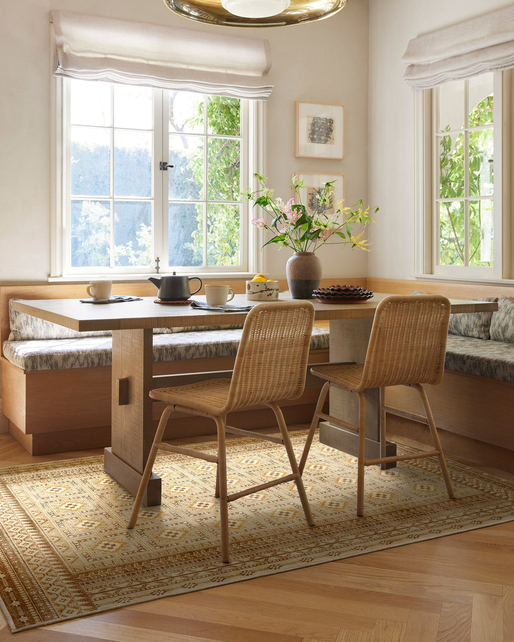 Lorah Warm Natural Flatwoven Rug