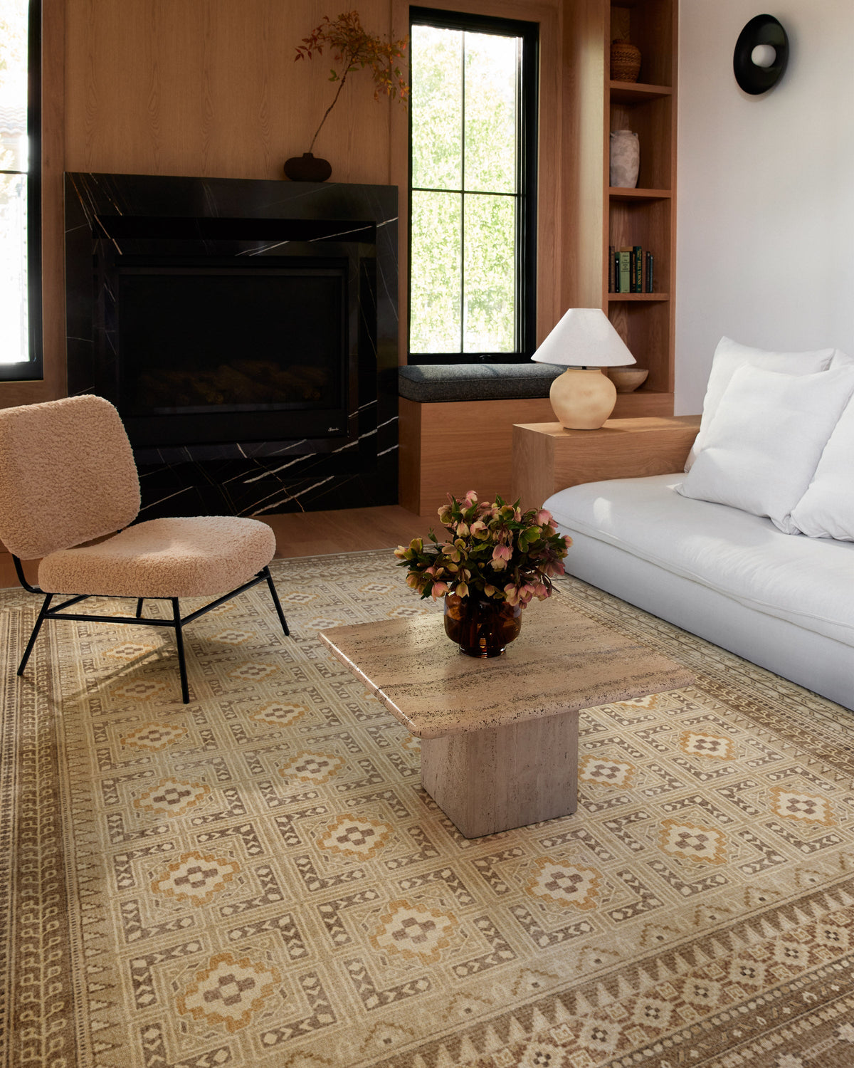 Lorah Warm Natural Flatwoven Rug