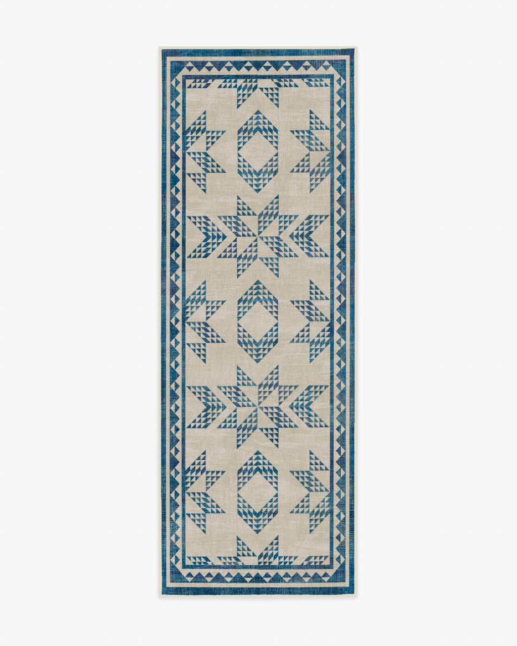 Louisa Cream & Blue Rug