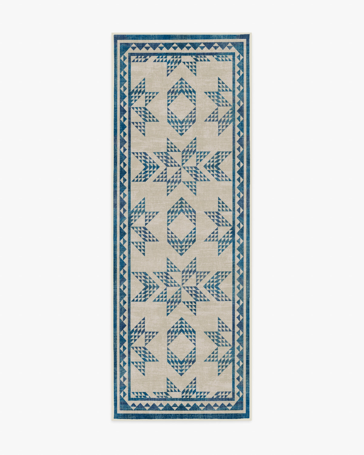 Louisa Cream & Blue Rug