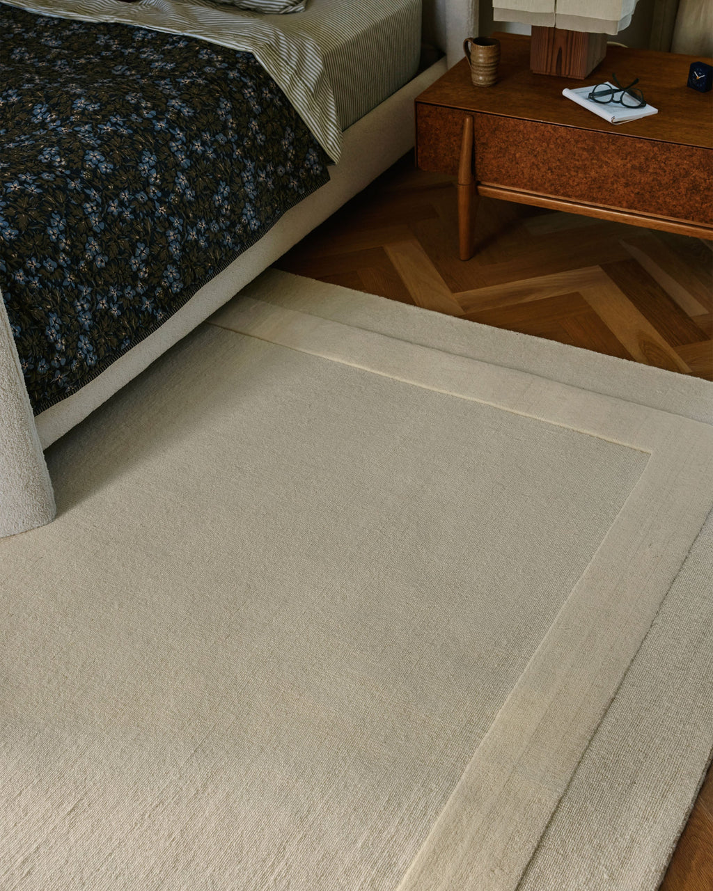 Lucien Ivory Wool Rug