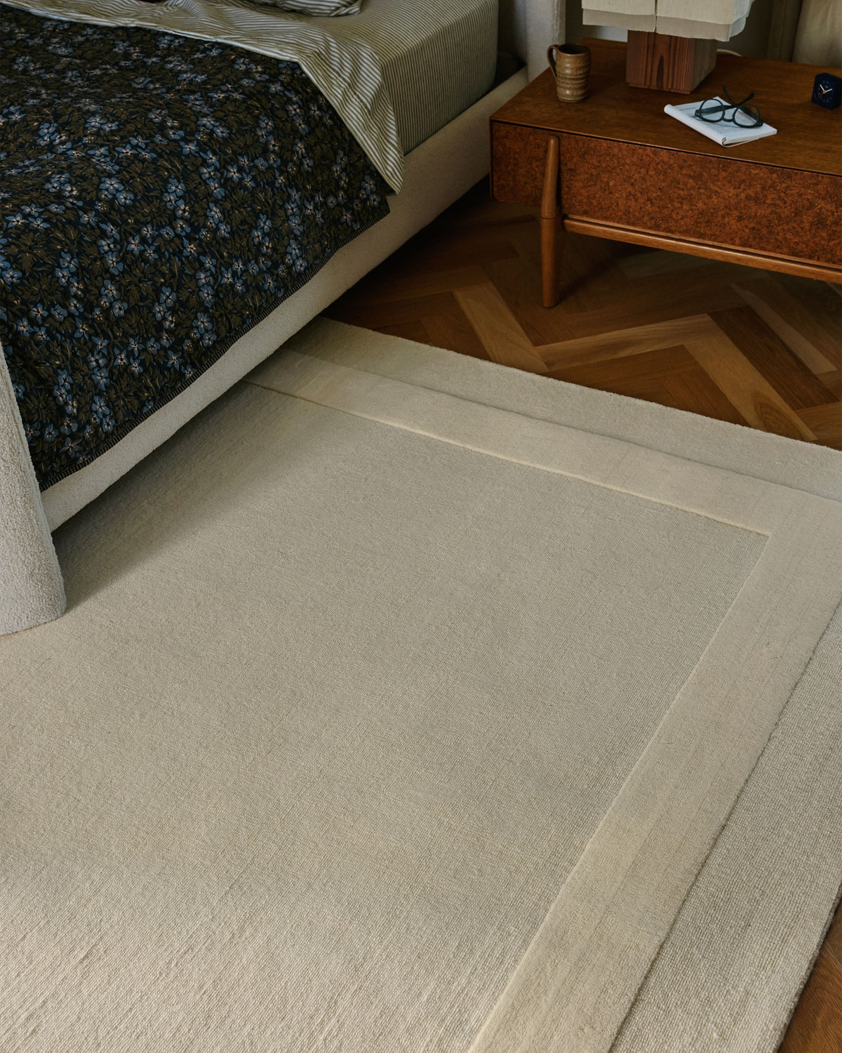 Lucien Ivory Wool Rug
