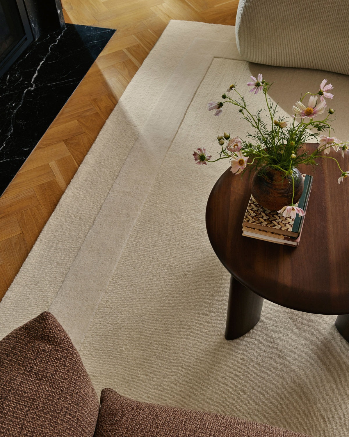 Lucien Ivory Wool Rug