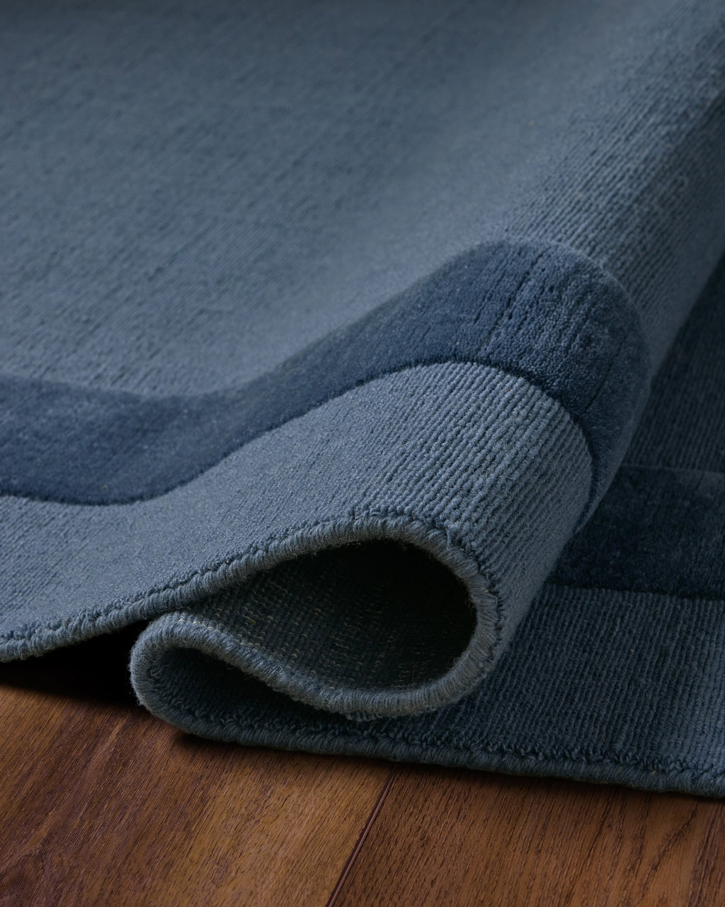 Lucien Slate Blue Wool Rug