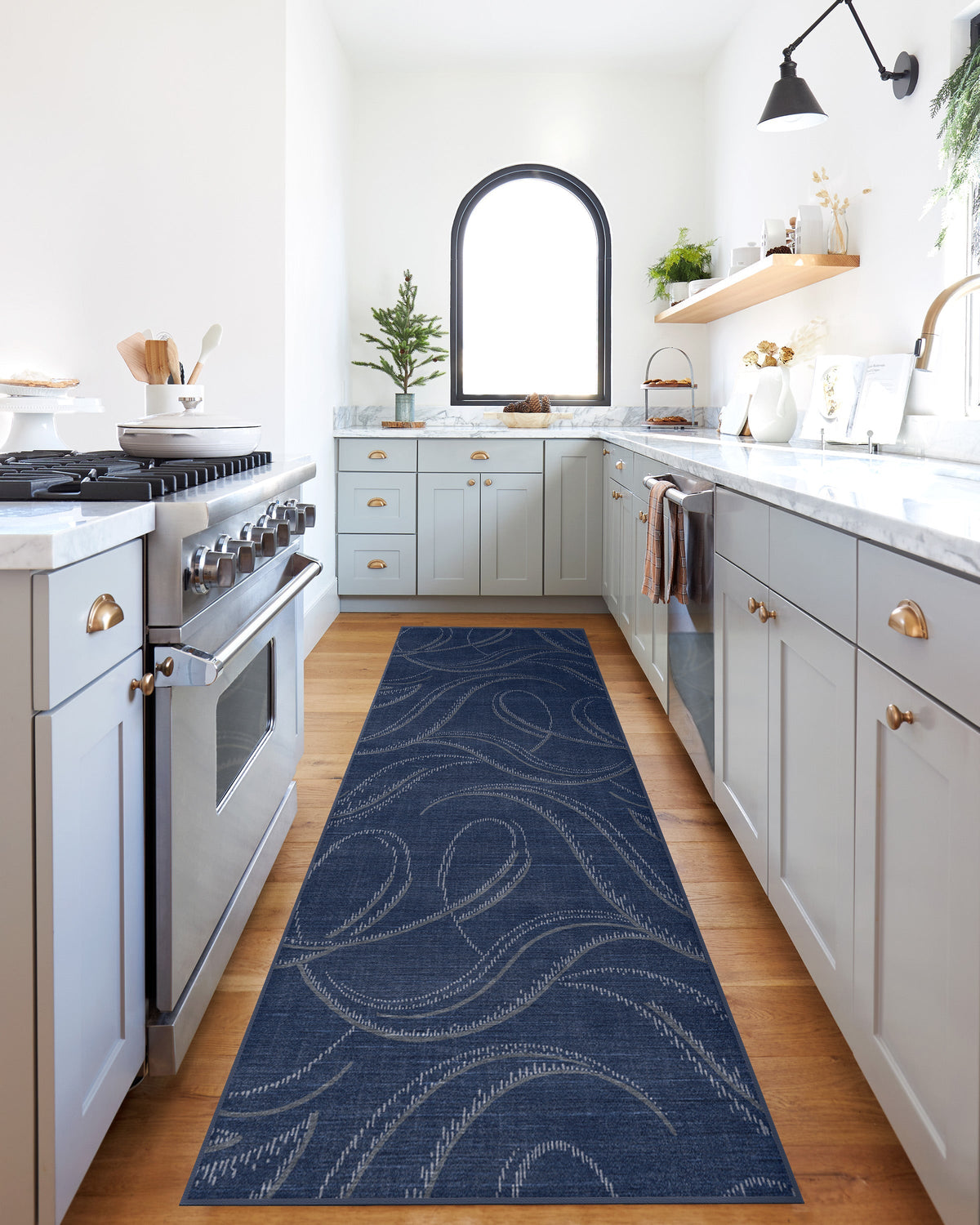 Luster Navy Flatwoven Rug