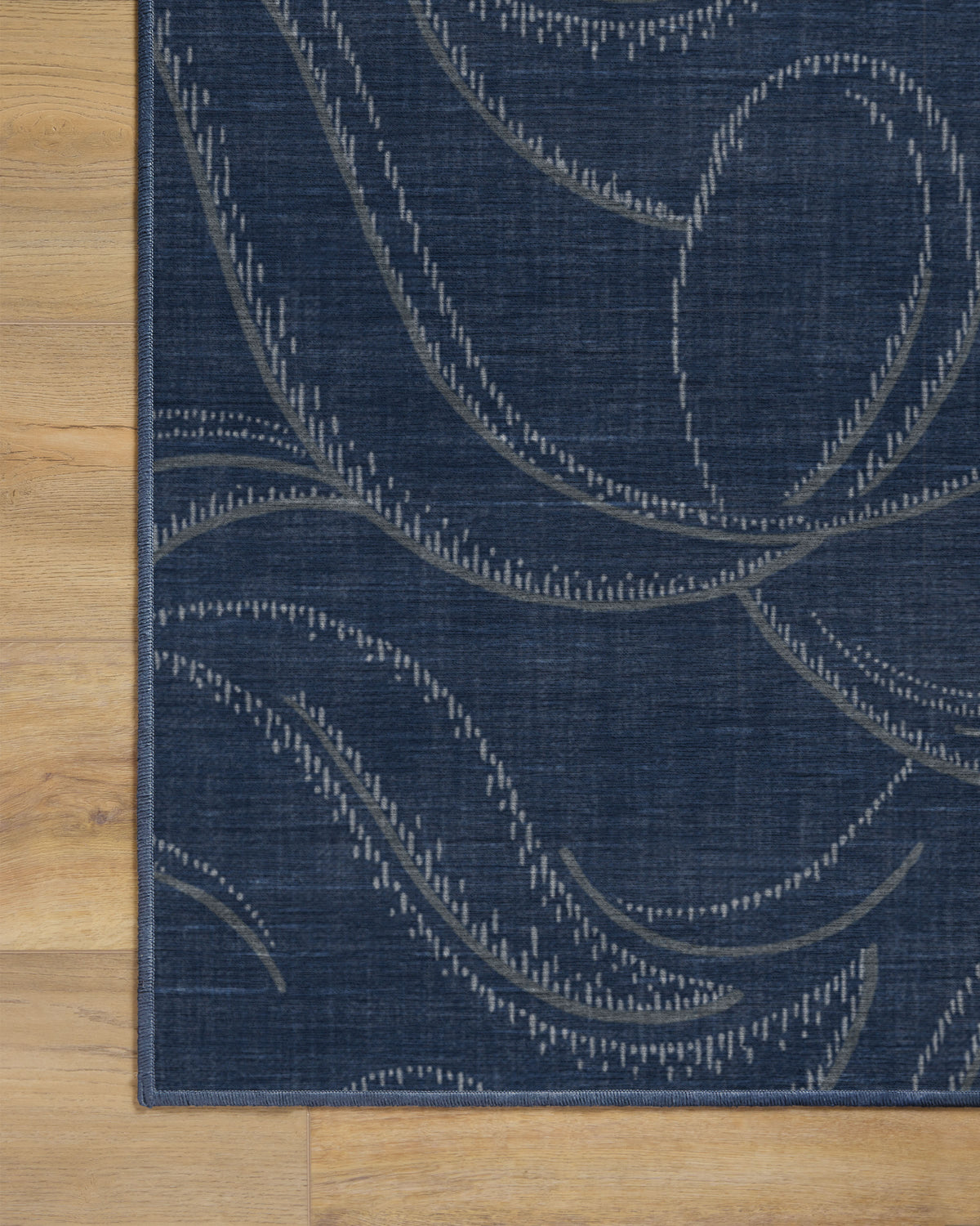Luster Navy Flatwoven Rug