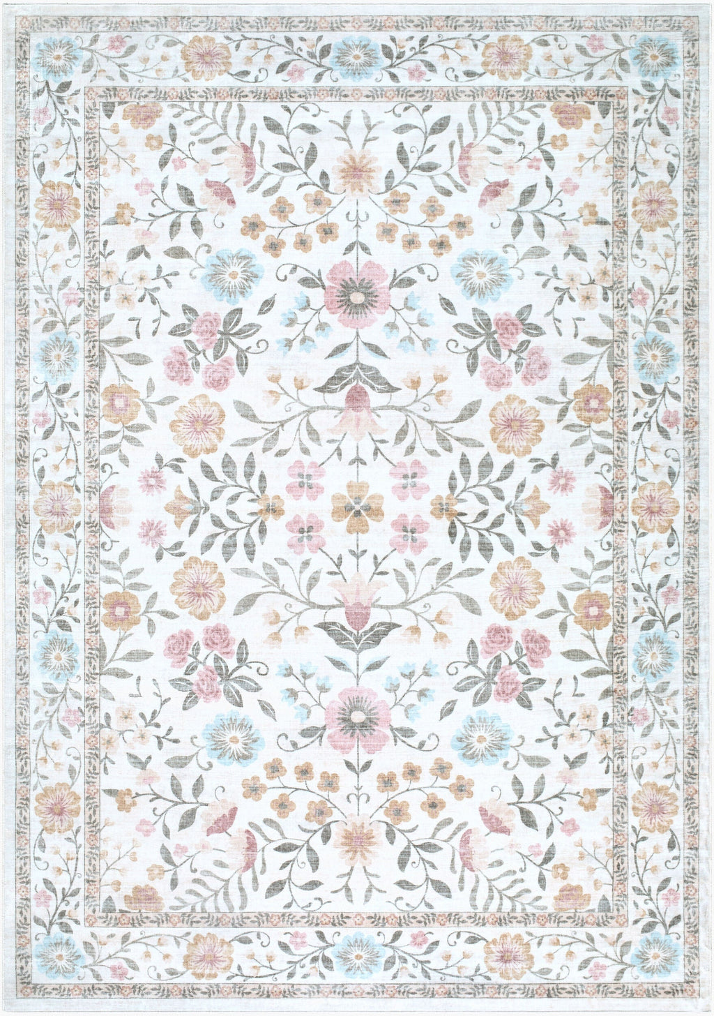 Johnna Washable Area Rug