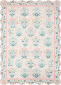 Bufae Floralnature Modern Machine Woven Polyester Washable Area Rug