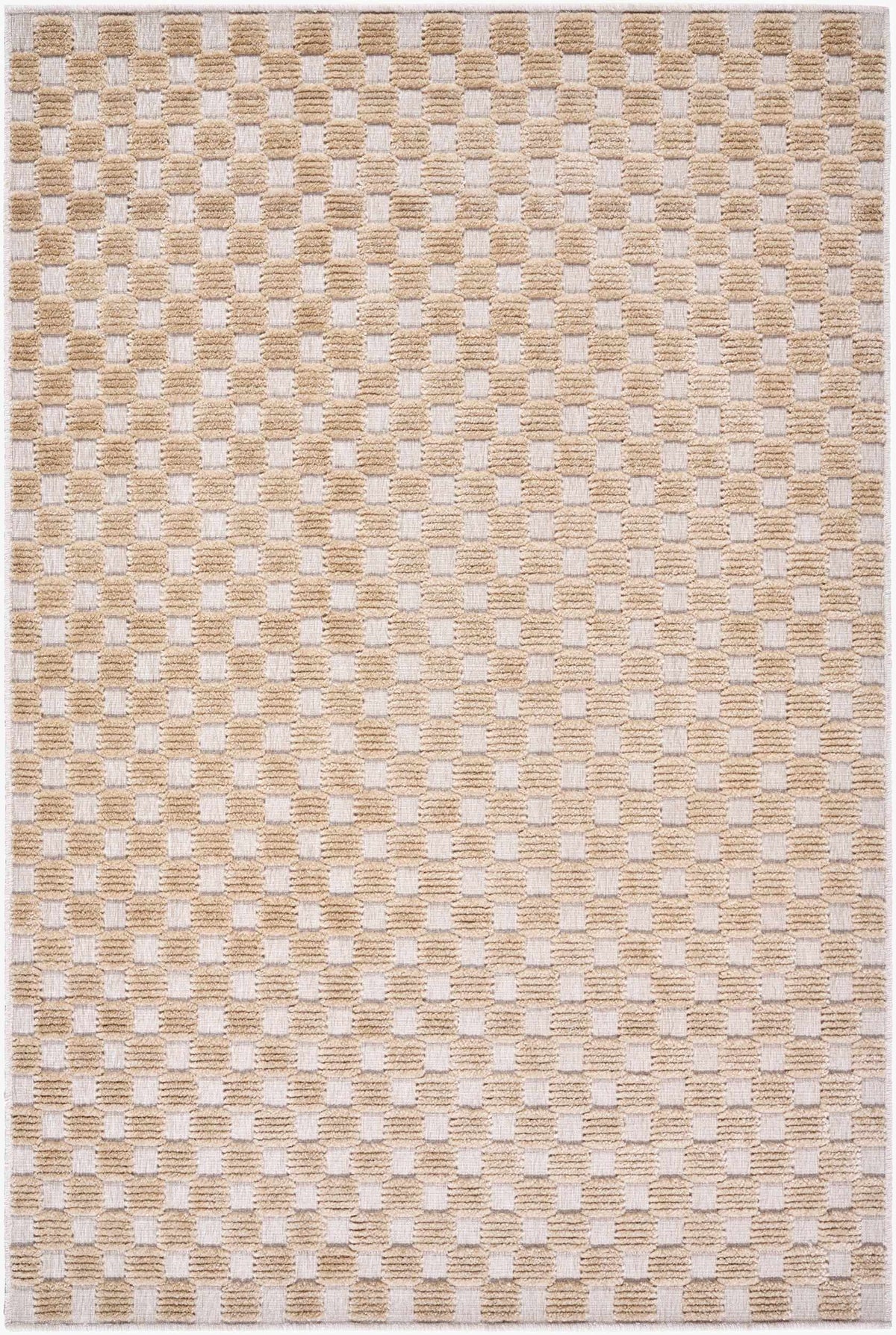 Anthea Beige Washable Area Rug