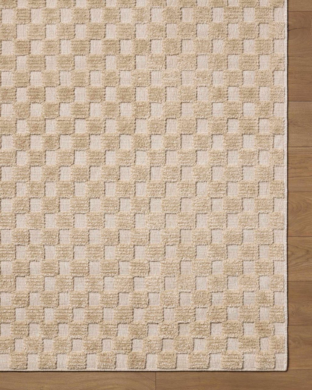 Anthea Beige Washable Area Rug