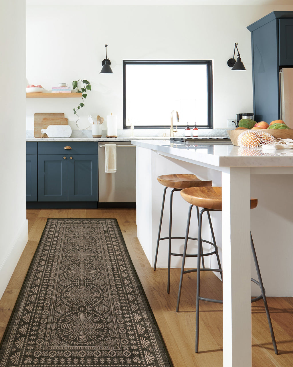 Maia Soft Black Re-Jute Rug