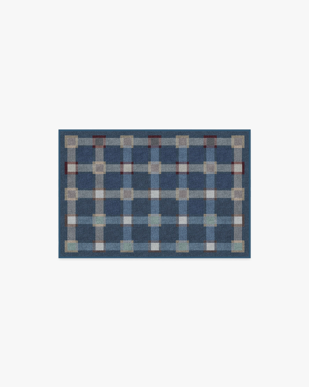 Maja Navy Multicolor Flatwoven Rug