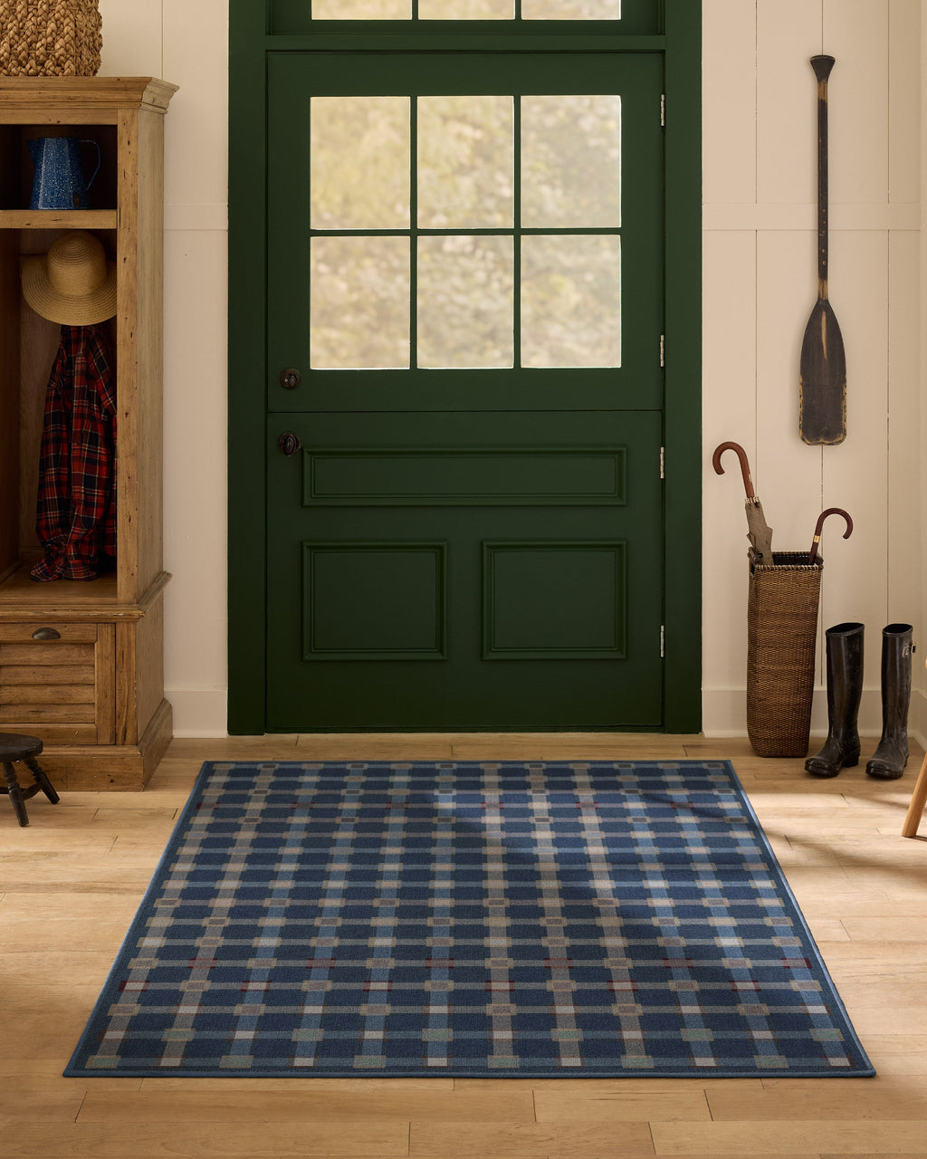 Maja Navy Multicolor Flatwoven Rug