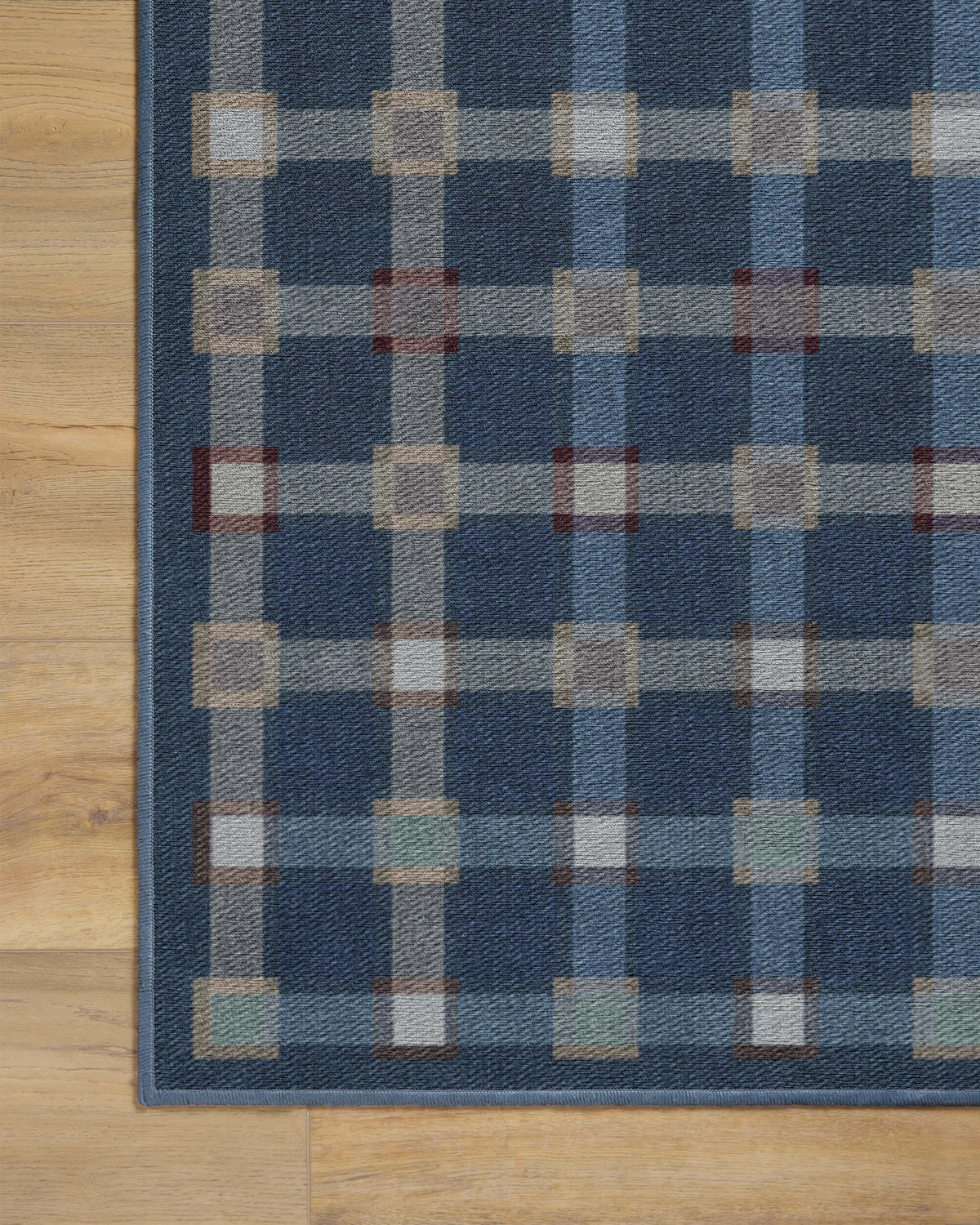 Maja Navy Multicolor Flatwoven Rug
