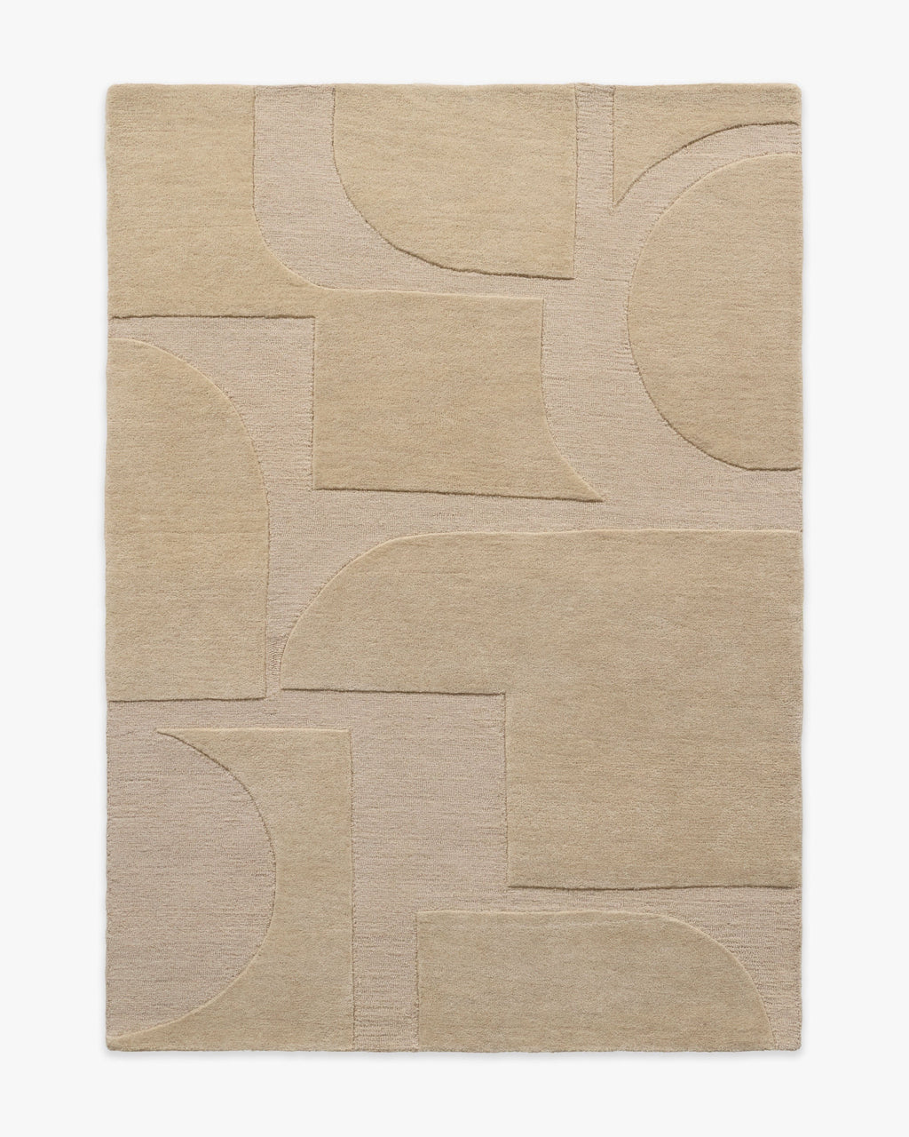 Malta Beige Wool Rug