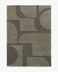 Malta Moss Grey Wool Rug