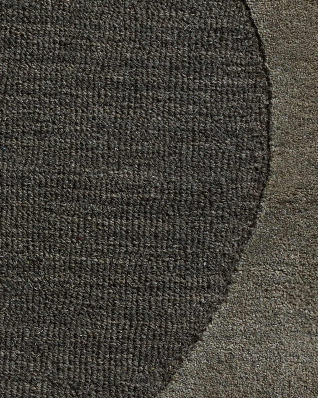 Malta Moss Grey Wool Rug
