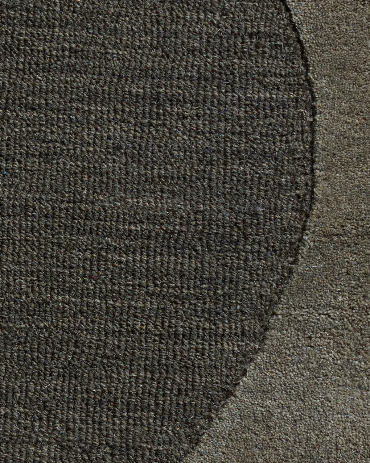 Malta Moss Grey Wool Rug