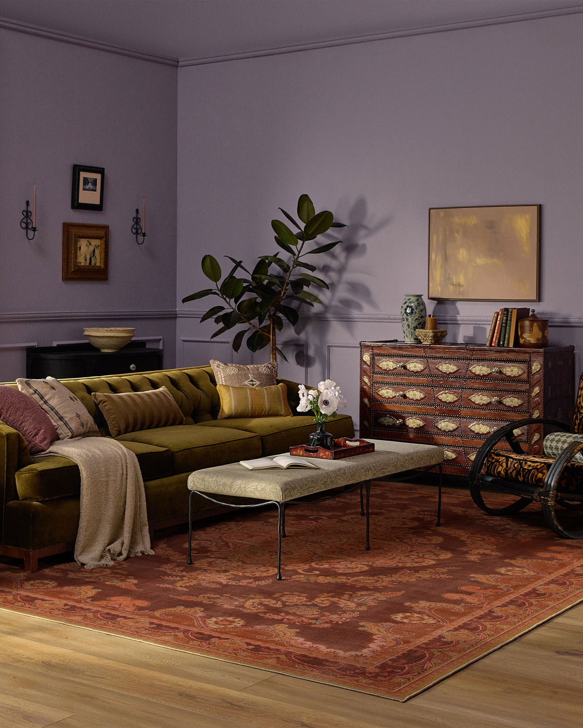 Mariella Rust Rug