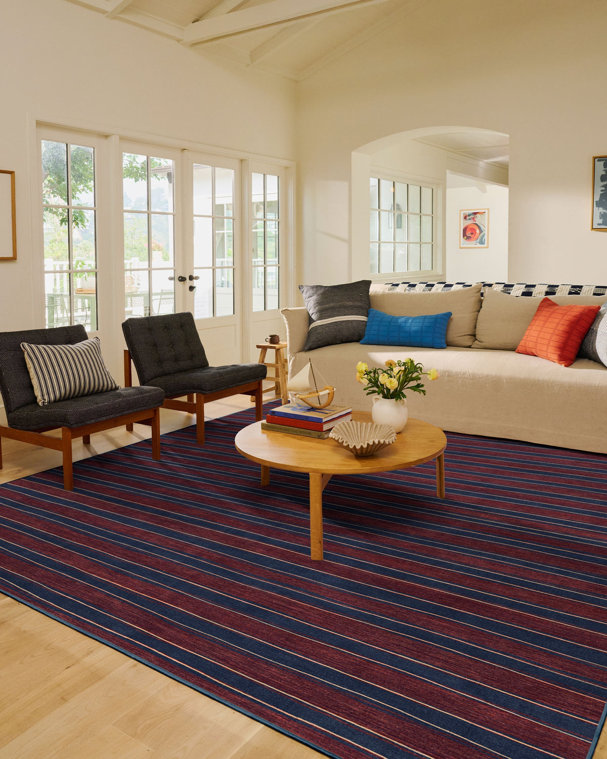 Marin Red Flatwoven Rug