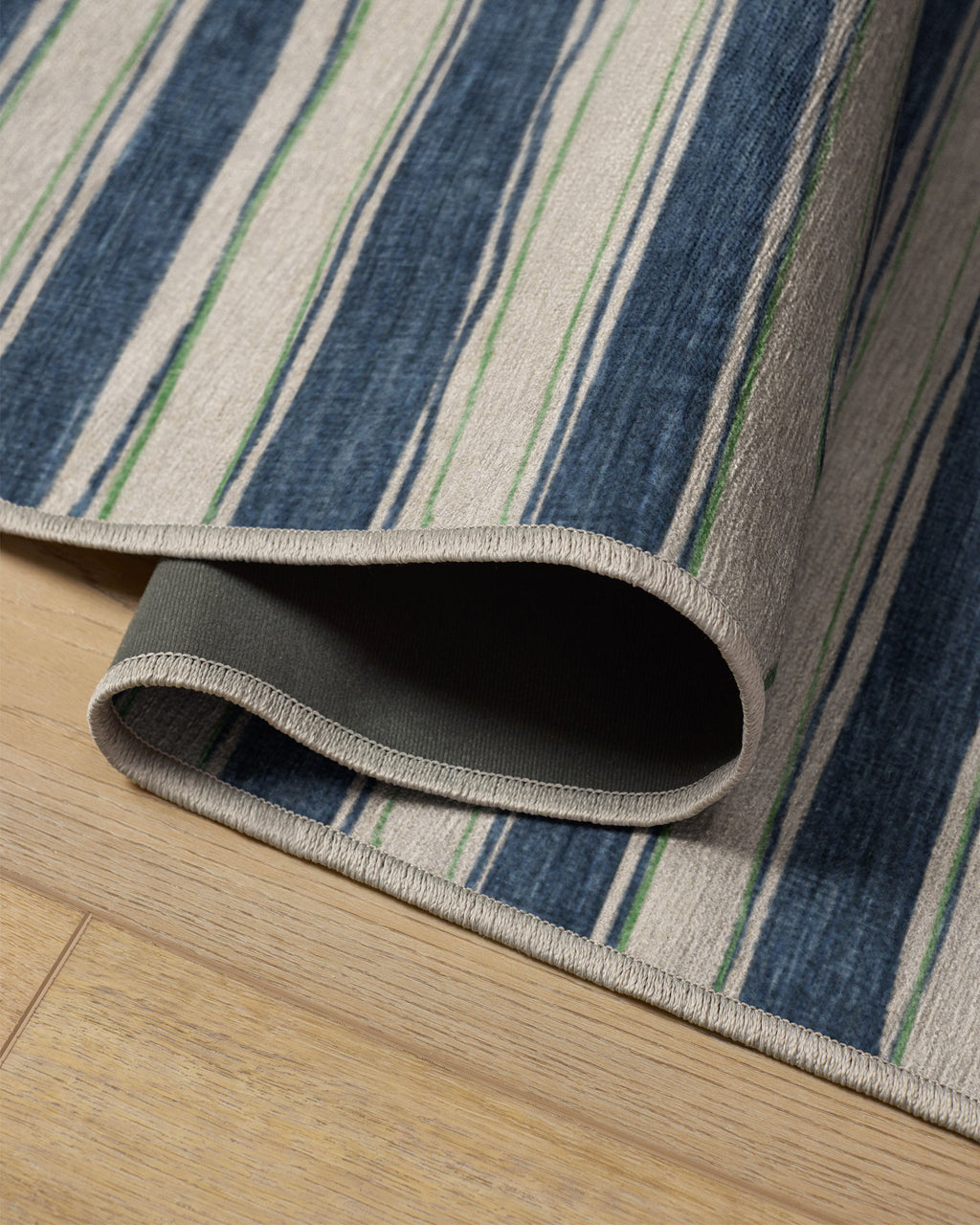 Marin Slate Blue & Neutral Flatwoven Rug