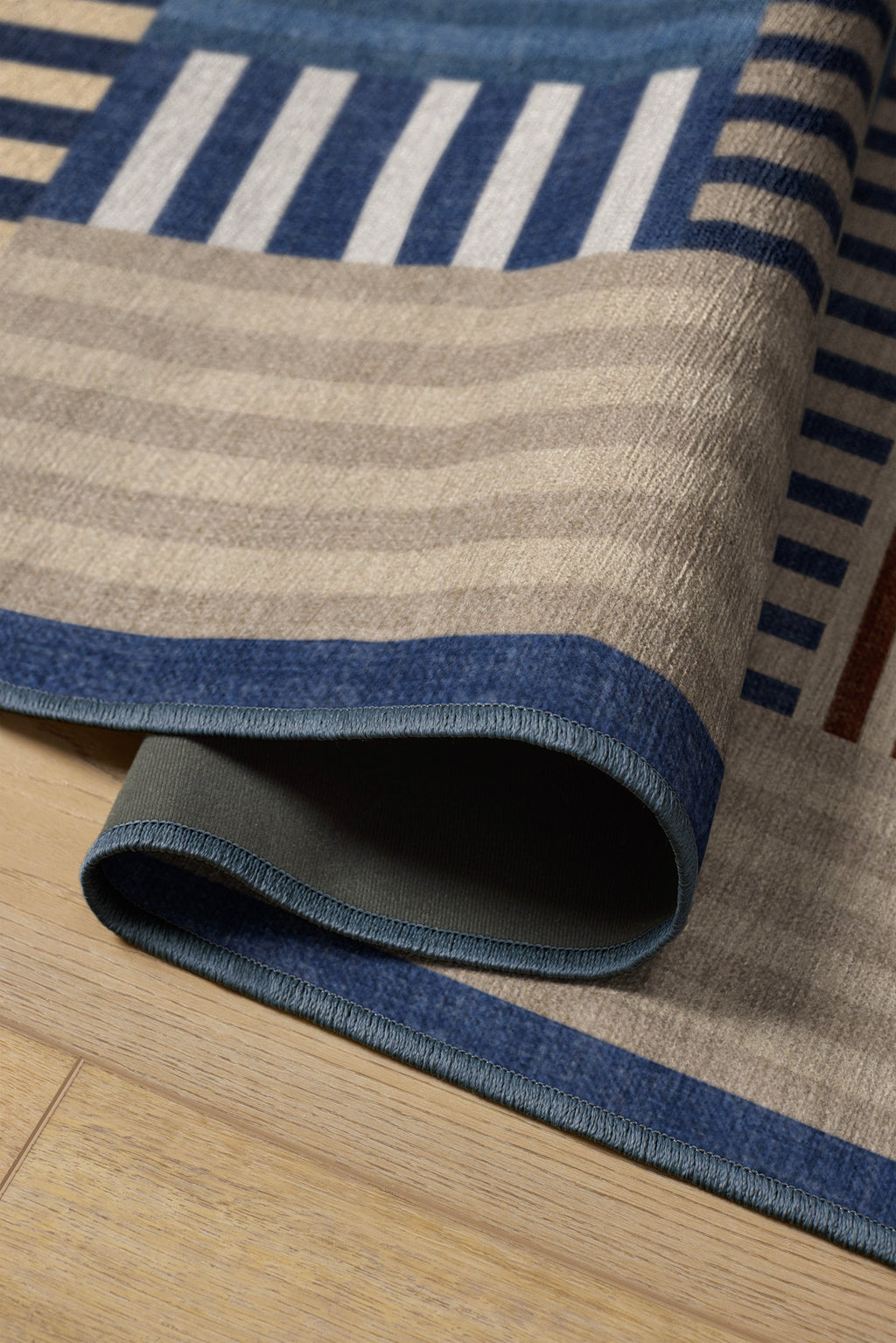Maritime Multicolor Flatwoven Rug