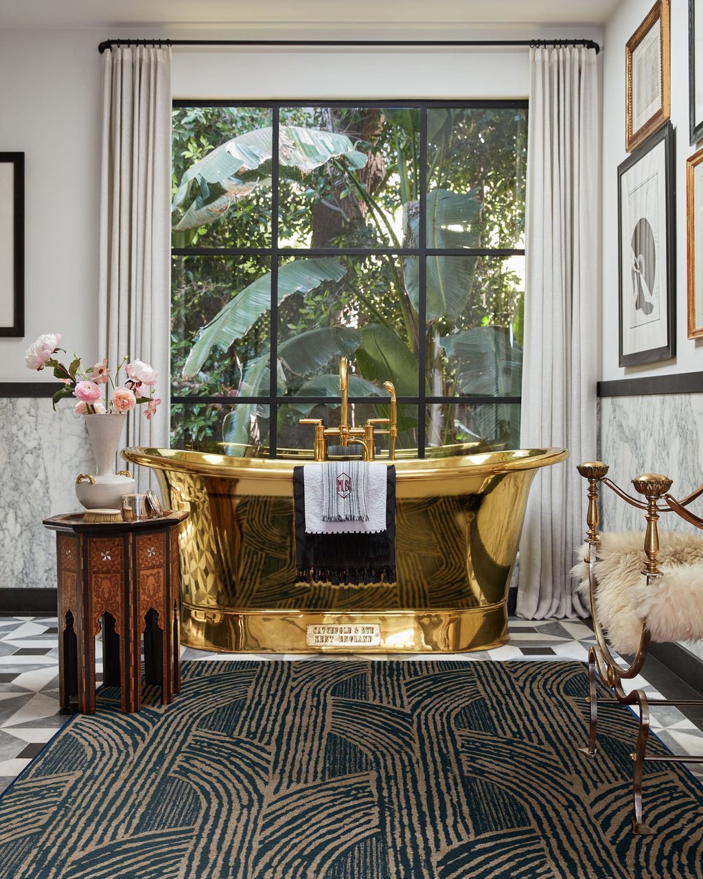 Beni Blue Rug by Martyn Lawrence Bullard