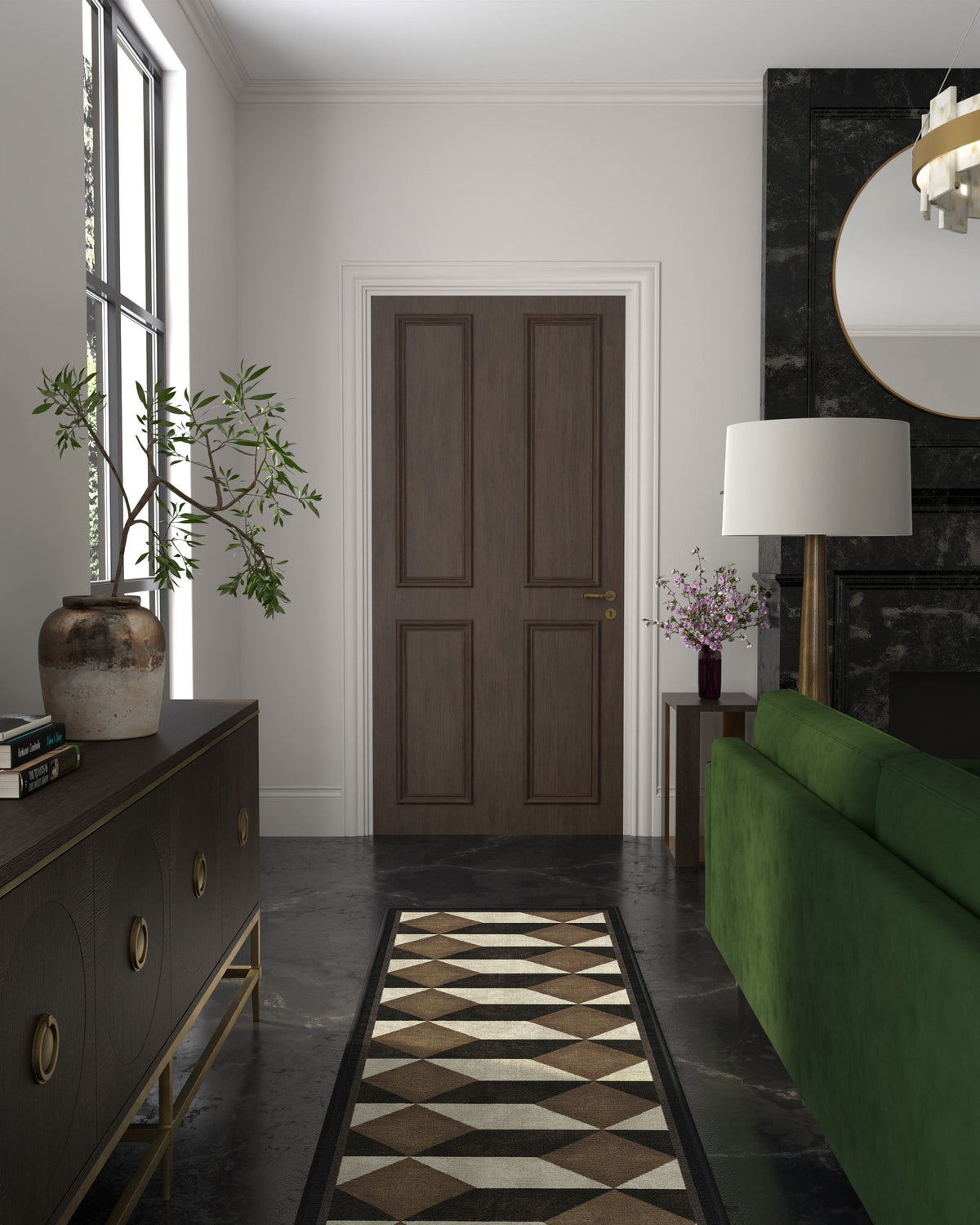 Oak Black & Camel Rug by Martyn Lawrence Bullard