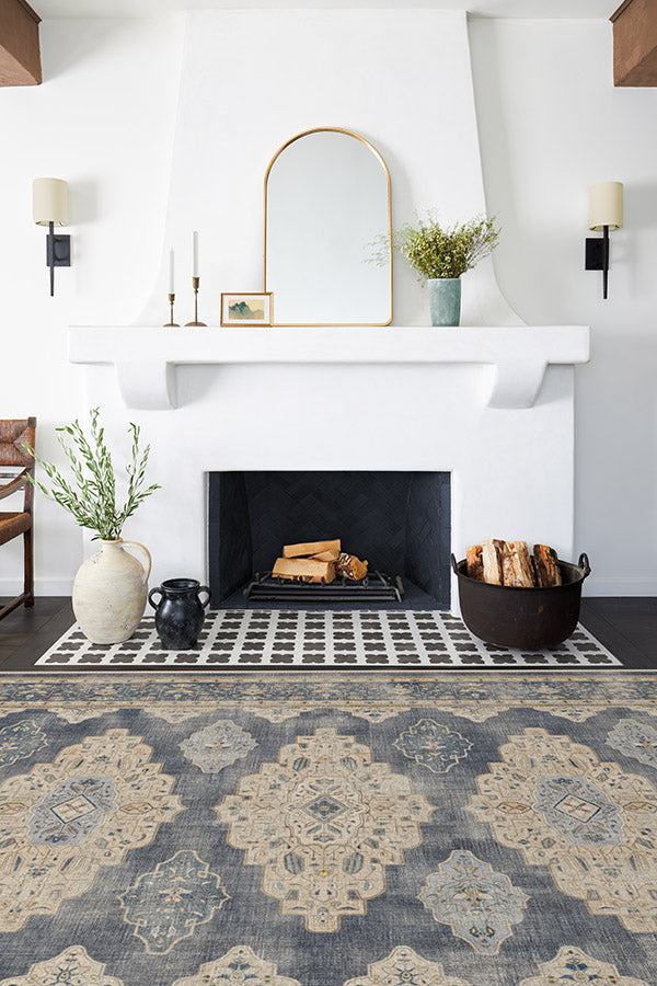 Maxine Dusk Blue Flatwoven Rug