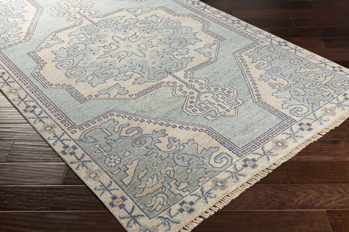 Mayland Premium Hand Knotted Wool & Viscose Area Rug