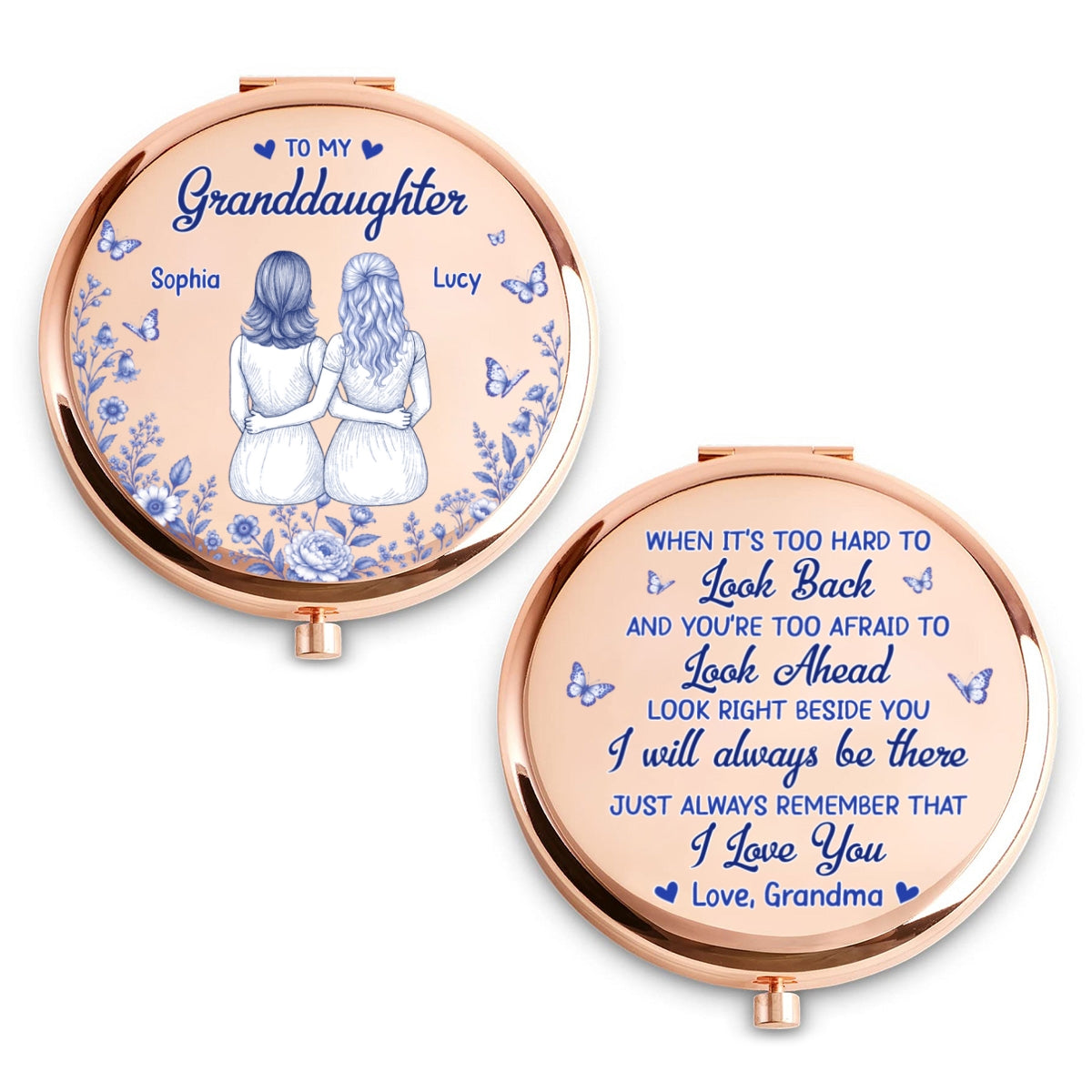 A Special Message - Personalized Compact Mirror