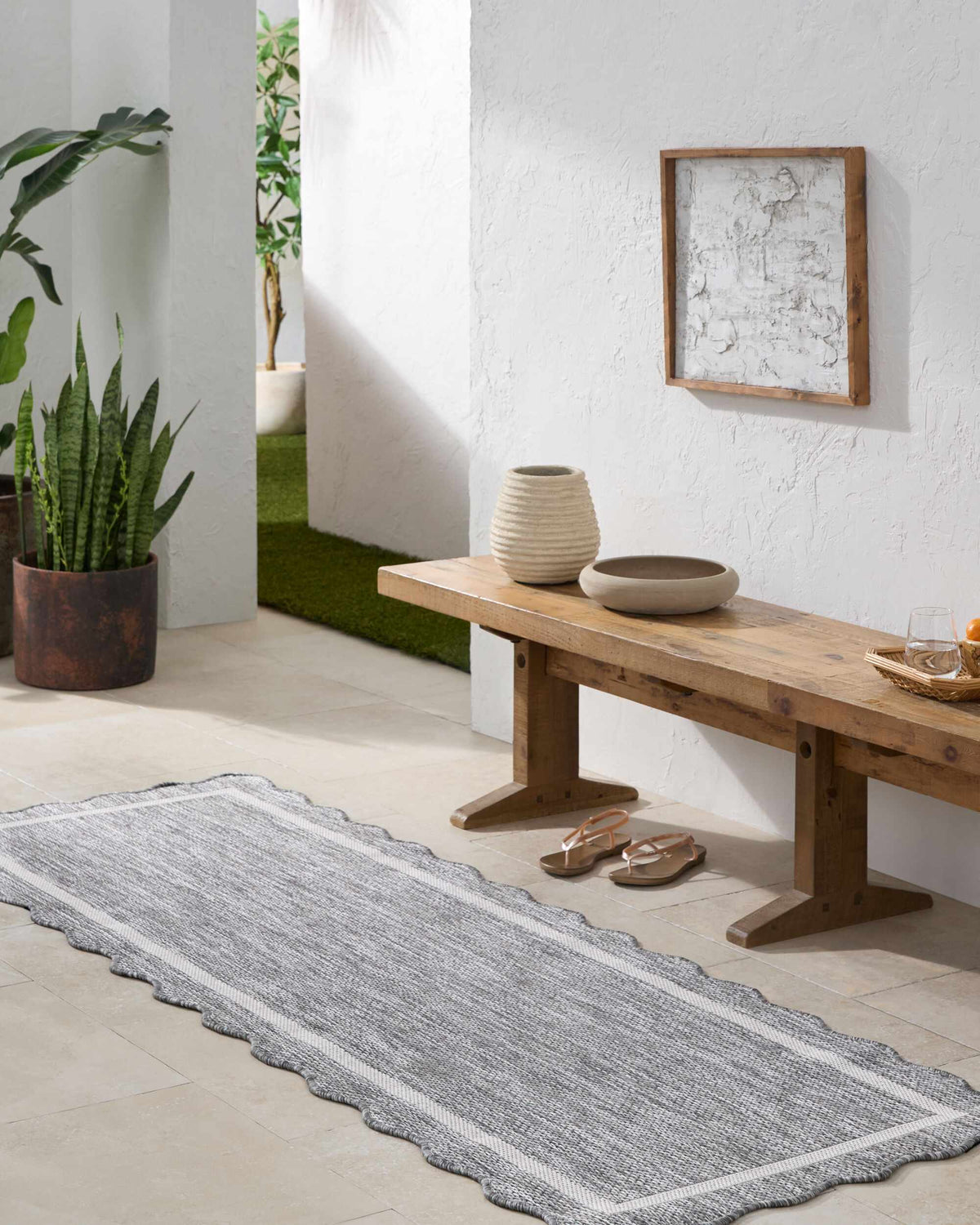 Varro Charcoal Outdoor Area Rug