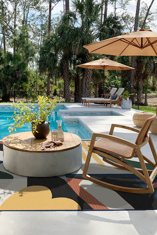 Medley Multicolor Outdoor Rug