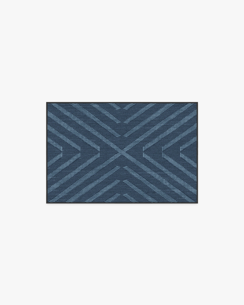 Memphis Blue Flatwoven Rug by Jonathan Adler
