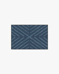 Memphis Blue Flatwoven Rug by Jonathan Adler