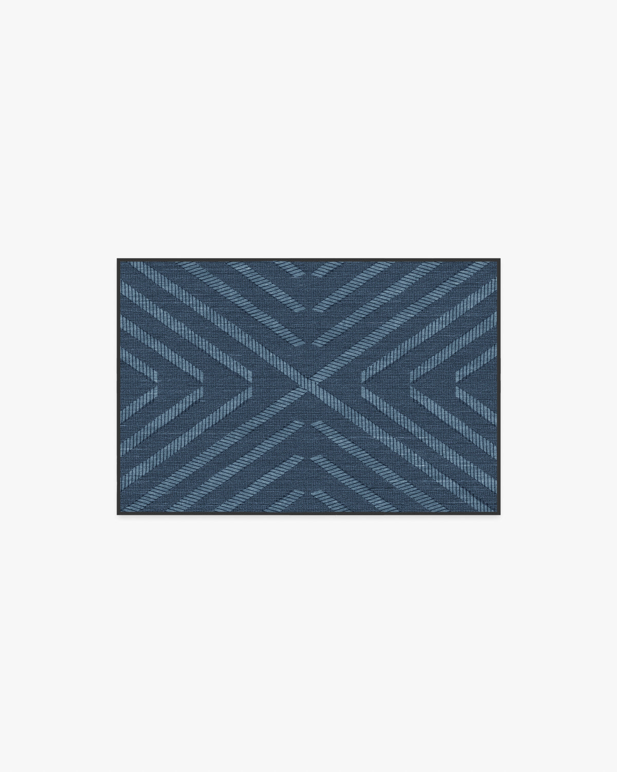 Memphis Blue Flatwoven Rug by Jonathan Adler