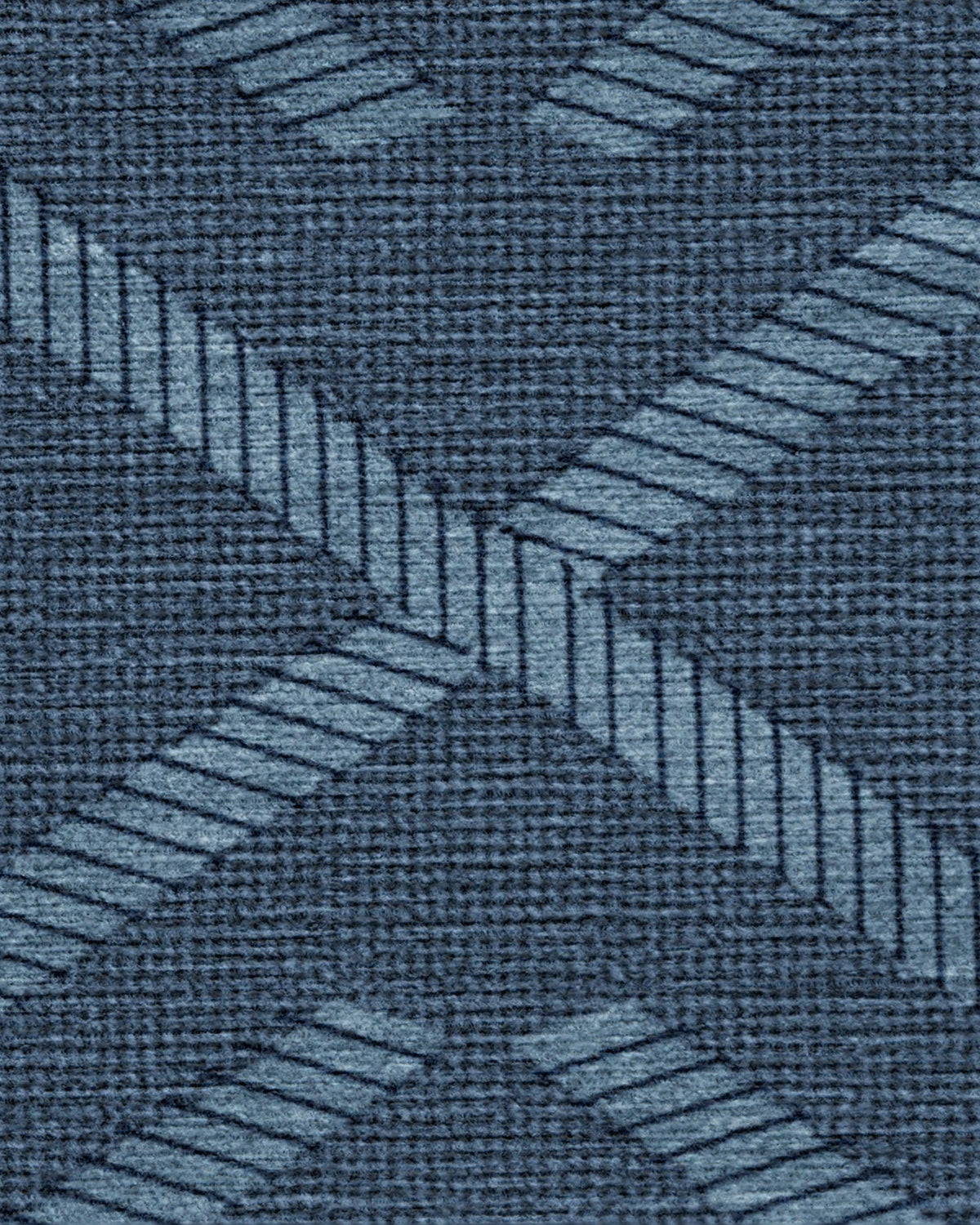Memphis Blue Flatwoven Rug by Jonathan Adler