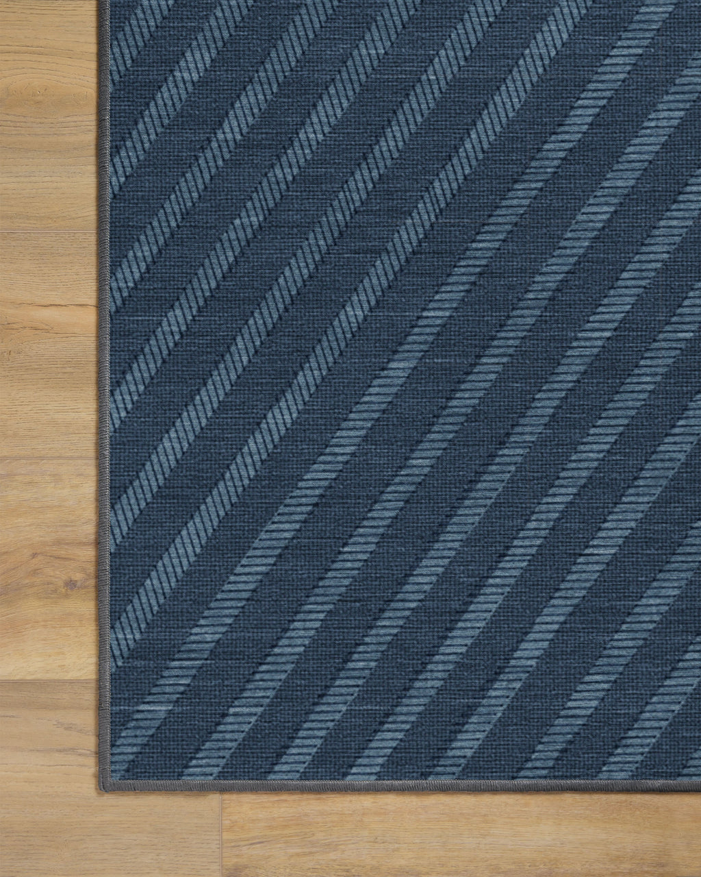 Memphis Blue Flatwoven Rug by Jonathan Adler