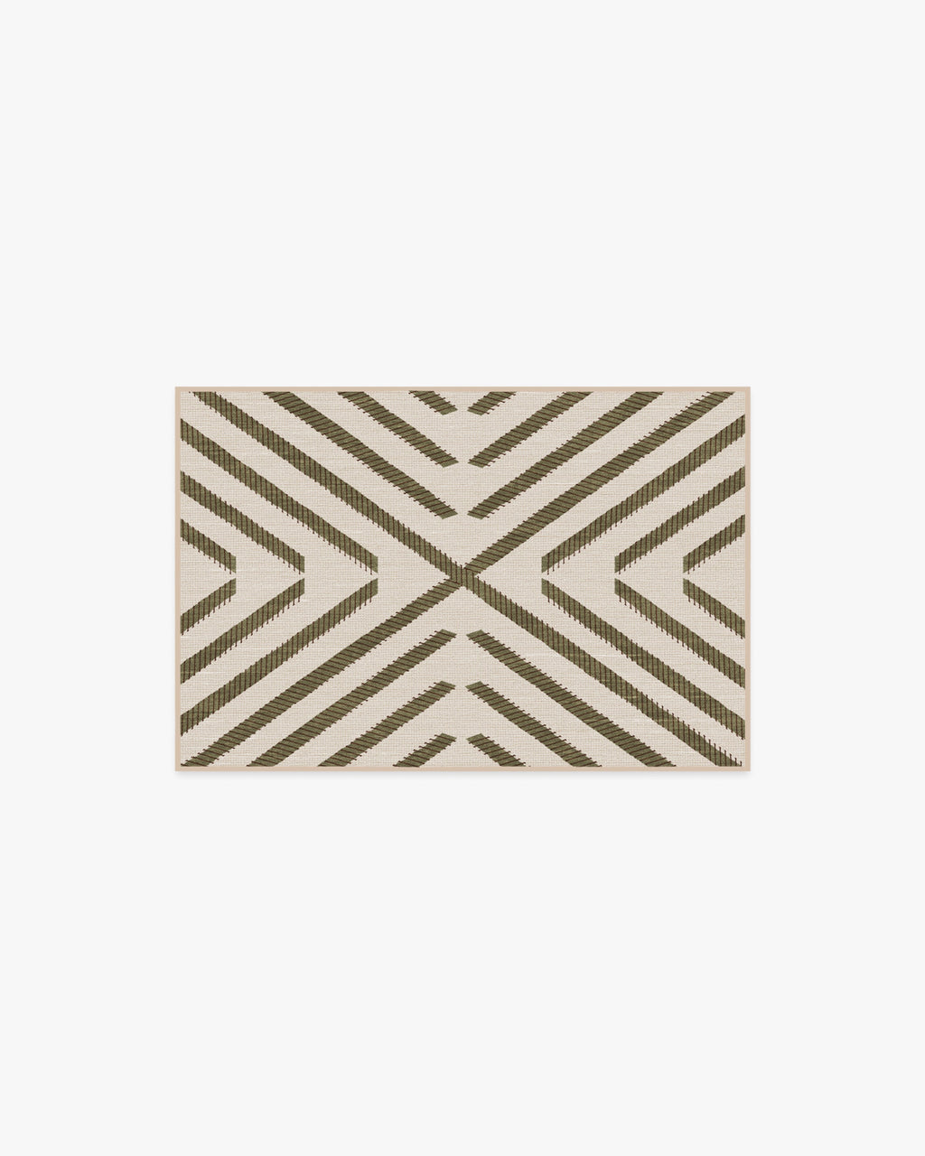 Memphis Olive Flatwoven Rug by Jonathan Adler