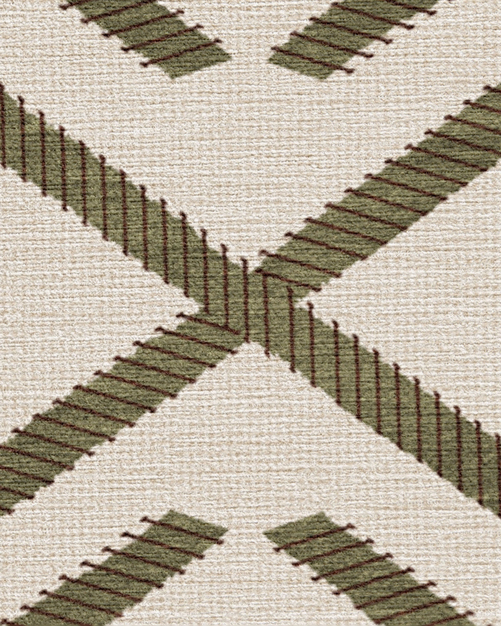 Memphis Olive Flatwoven Rug by Jonathan Adler